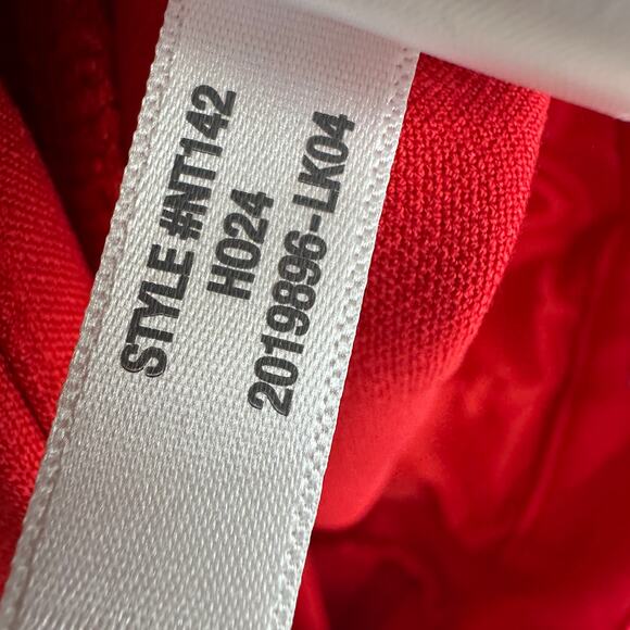 Madewell Mid Rise Slim Ankle Pant Straight Leg Red Classic Relaxed US 4 NWT - Picture 11 of 12